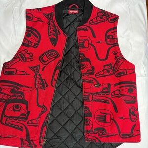 Supreme | Jackets & Coats | Supreme Eagle Leather Vest | Poshmark